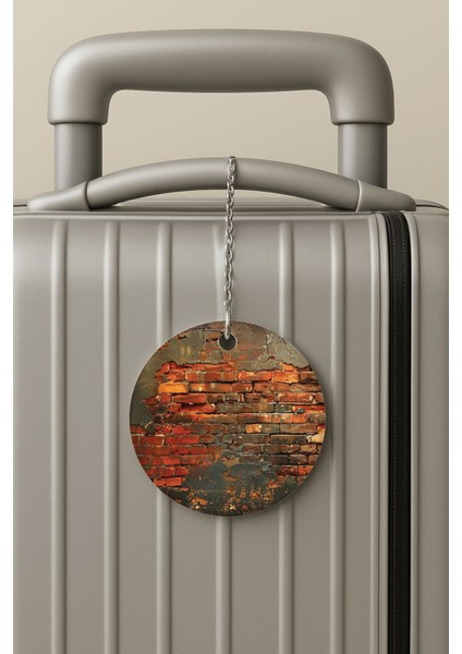 Pleksi Zincirli Bavul Etiketi Seyahat Tatil Için Tasarım Valiz Etiketi Yeni Moda