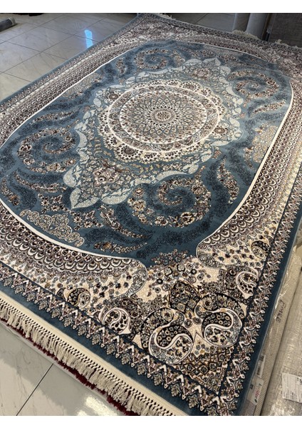 Historia 12038B Milyon Point Üst Kalite Mavi Göbekli Klasik Iran Halısı Avangard Salon Halısı Modern fiyatları