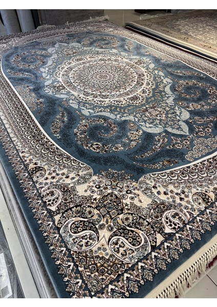 Historia 12038B Milyon Point Üst Kalite Mavi Göbekli Klasik Iran Halısı Avangard Salon Halısı Modern modelleri