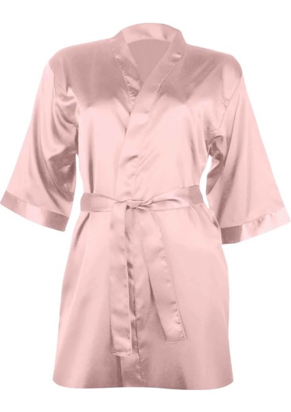 Kadın Saten Belden Bağlamalı Sabahlık LL.N1.I0.LA.002