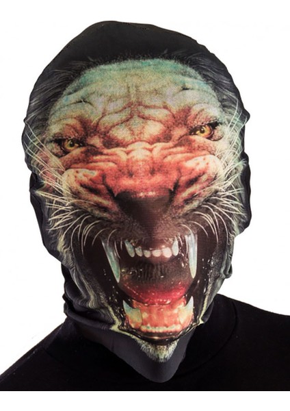 Kafaya Tam Geçmeli Aslan Maskesi - Streç Aslan Maskesi Model 3