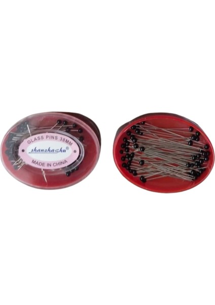 Cam Başlı 50'li Uzun Iğne Kutulu