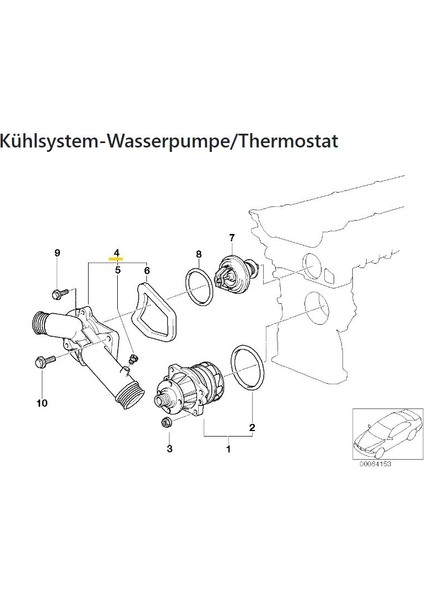 Bmw 7 Serisi E38 1995-2001 M52 Plastik Termostat Gövdesi fırsatları