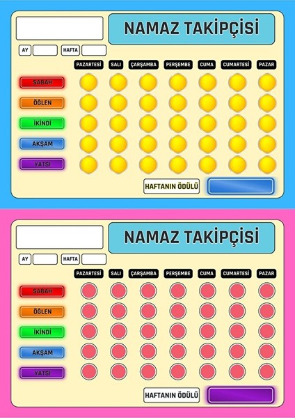 Namaz Takipçisi Ikili (2 Namaz Çizelgesi) fiyatları