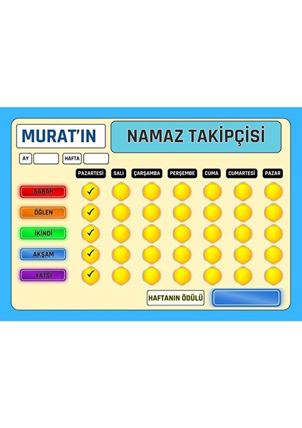 Namaz Takipçisi Ikili (2 Namaz Çizelgesi) modelleri