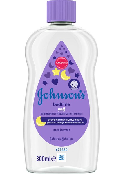 Johnson's Baby Bedtime Yağ 300 ml 3 Adet