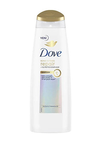 3 Adet Dove Bond Intense Repair Şampuan 400 ml