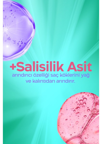 Nem Bombası Yağlanma Eğilimli Saçlar Için Arındırıcı ve Hacim Verici Şampuan 3X400 ml modelleri