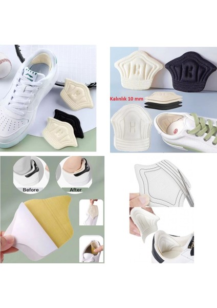bulurum topuk daraltma ve vurma önleyici 10 mm ayakkabı pedleri