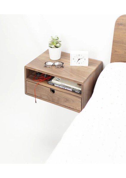 Luna Duvara Monte Ahşap Komodin fiyatları