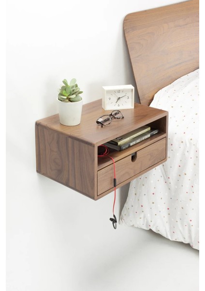 Luna Duvara Monte Ahşap Komodin modelleri