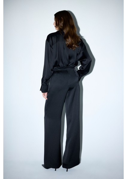 Saten Pantolon Siyah 15344583001