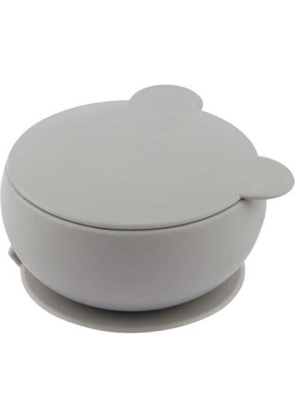 Silikon Kapaklı Kase Powder Grey