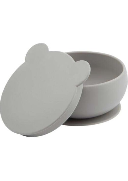 Silikon Kapaklı Kase Powder Grey fiyatları