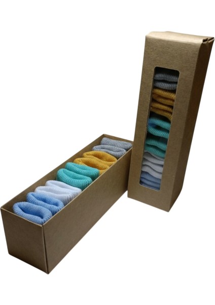 Organik Pamuk Unisex 5'li Kutulu Soft Yeni Doğan Bebek Çorabı-Çocuk Çorabı fiyatları