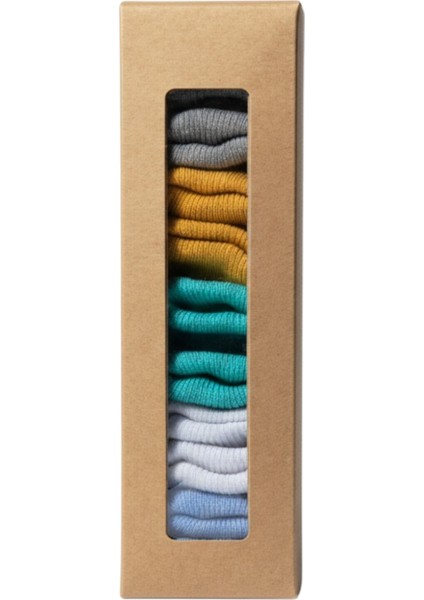 Organik Pamuk Unisex 5'li Kutulu Soft Yeni Doğan Bebek Çorabı-Çocuk Çorabı modelleri