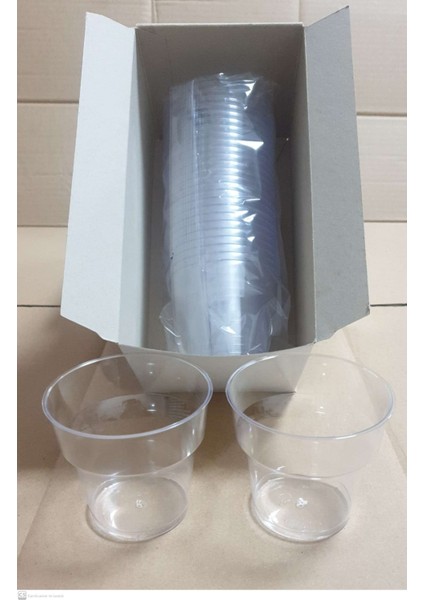 25ADETŞEFFAFKRISTALMIKABARDAKSERTPLASTIK180CC(25LİPAKET)