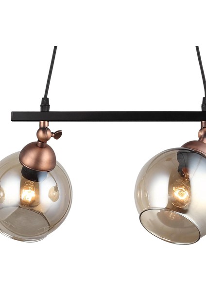 Serta 2'li Sıralı Siyah Bakır Avize fırsatları