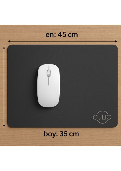 Mouse Pad Siyah / 45X35 cm / 2'li
