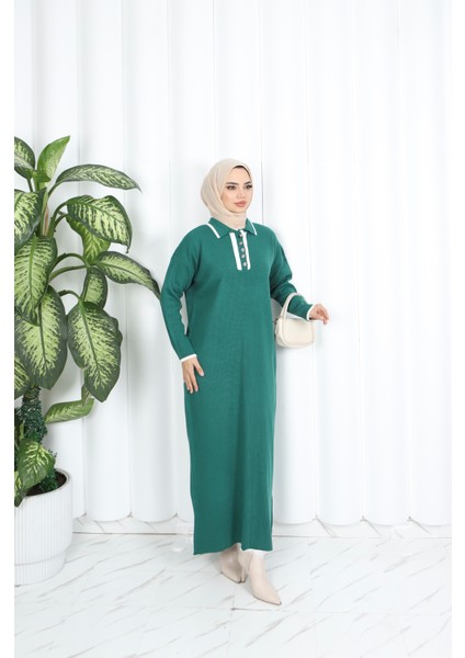 Polo Yaka Triko Elbise fiyatları