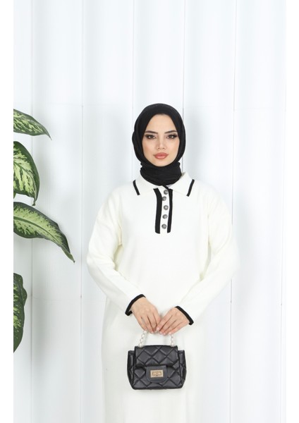 Polo Yaka Triko Elbise fırsatları