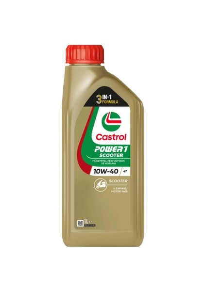 Power 1 Scooter 4t 10W-40 Tam Sentetik Motor Yağı 1 Litre fırsatları