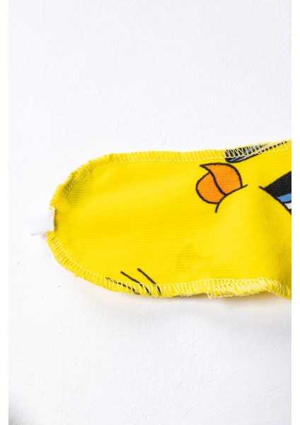 Kız Çocuk Civciv Desenli Pijama Takımı - Uyku Bandı Hediyeli indirimleri