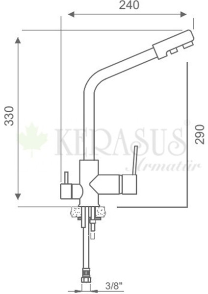 Turkuaz Serisi - Arıtmalı Evye Bataryası fiyatları