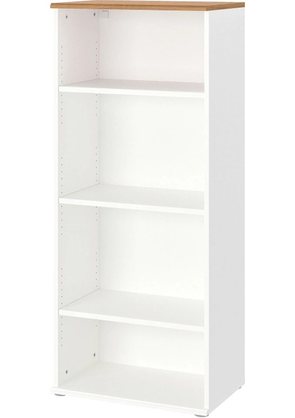 Skruvby Kitaplık Beyaz 60 x 140 cm