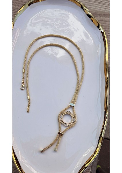 Modern ve Zarif: Altın Kaplama Çeyrek Altın Koymalı Boyunluk Kolye fırsatları