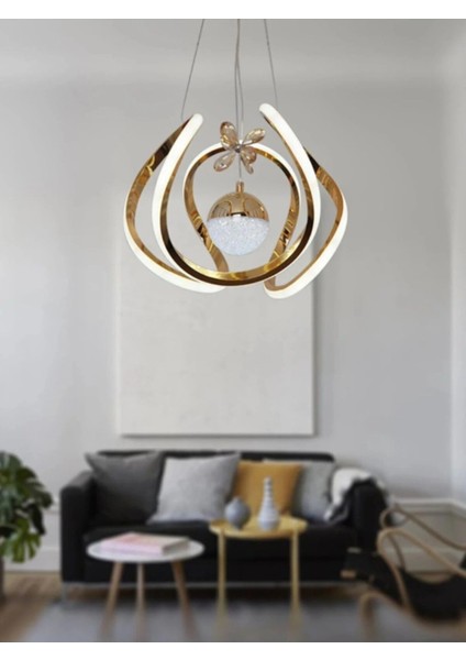 Modern Sarkıt Toplu 3 Renk Sarkıt Salon Avize