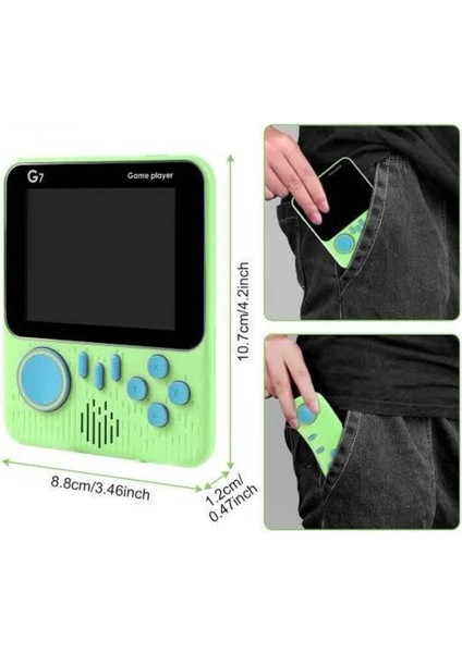 3.5 Inç Mini Atari Taşınabilir Oyun Konsolu 666 Adet Retro Oyun - N935J268-M63935 modelleri