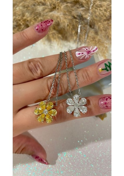 Ithal Yüksek Kalite Sarı Çiçek Kolye fiyatları