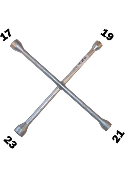 Bijon Anahtarı Dörtlü 17'' 19'' 21'' 23'' Ebatlarında Universal