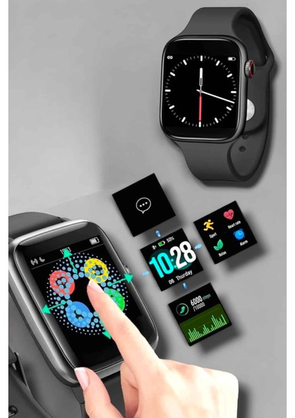 Akıllı Saat Adım Sayar Kalp Atışı Izleme Dokunmatik Bluetooth Bağlantılı - T595G947-Z3559 fırsatları