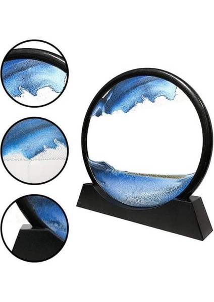 Dekoratif Sulu Kum Saati Ofis Masa Üstü Ev Yuvarlak Kum Saati - M675R540-K70675 modelleri