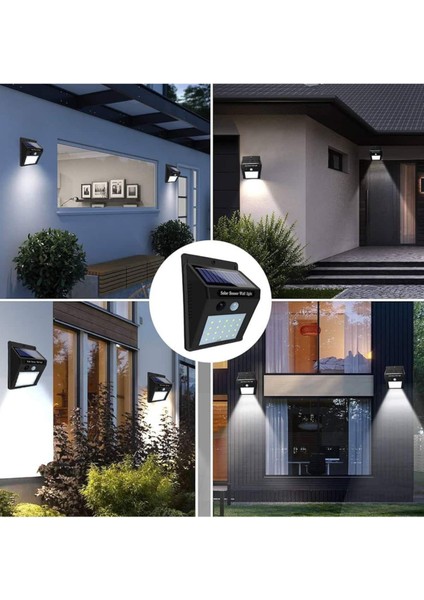 Güneş Enerjili Sensörlü Duvar Lambası Bahçe Lamba Suya Dayanıklı Bahçe Ayd? - M776R793-K65 fiyatları