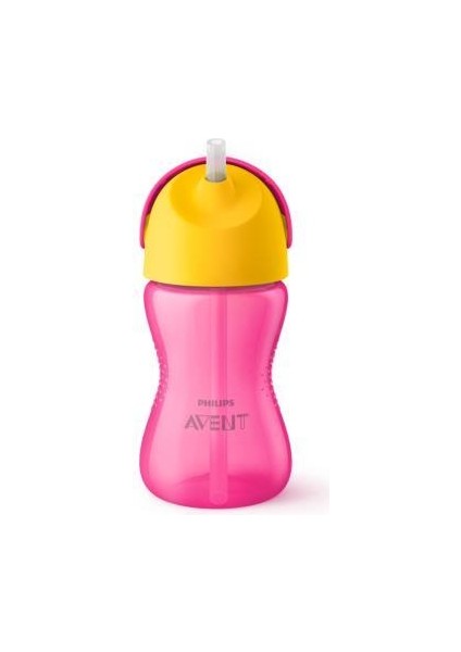 Pipetli Bardak 300 ml Kız