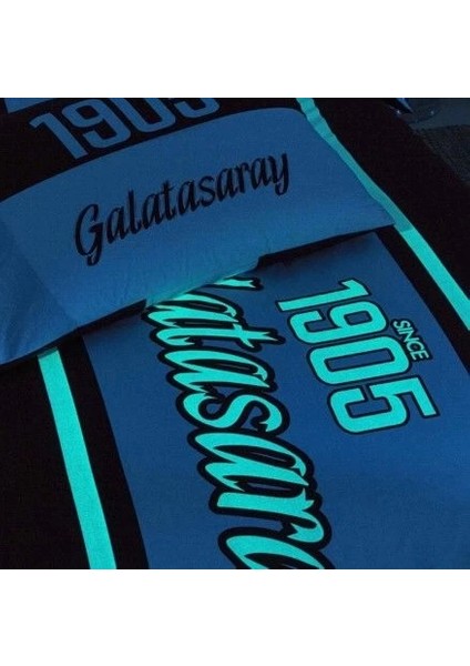 Taç Lisanslı Tek Kişilik Nevresim Takımı Galatasaray 1905 Glow modelleri