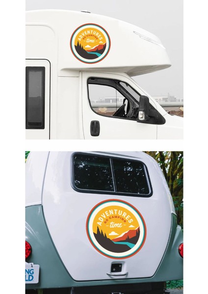 Adventure Time Kamp Sticker - 4x4 Off Road Kamp Sticker - Araba Oto Motosiklet Karavan Sticker 00113 fiyatları