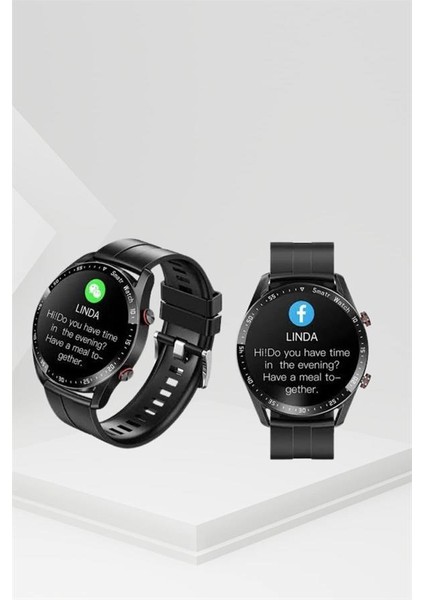 Akıllı Saat Yeni Model Sesli Asistan Bildirim Görme Bluetooth Bağlantılı Müzi - N568J406-M70 modelleri