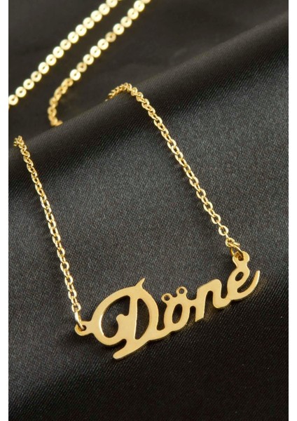 Döne Isimli Kolye (Kişiye Özel)