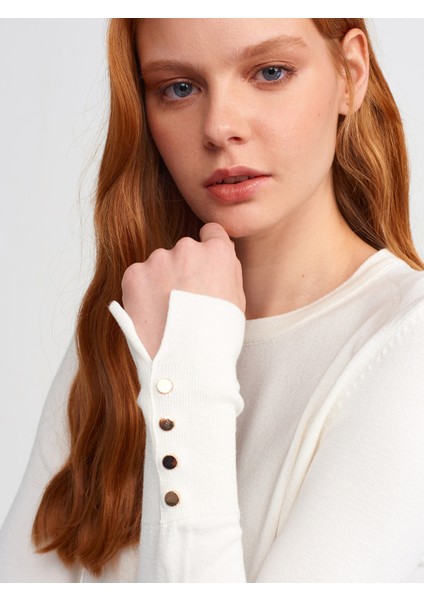 1267 Dilvin Kazak Bisiklet Yaka Kol Ortası Droplu modelleri