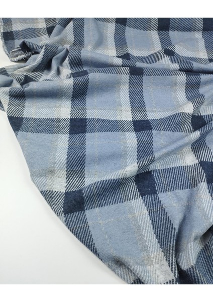 Mavi Gri Lacivert Renklerde Örme (En 140 cm x Boy 140 Cm)