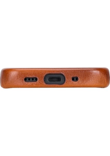 Apple iPhone 13 Uyumlu Deri Arka Kapak Rock RST2EF Taba fırsatları