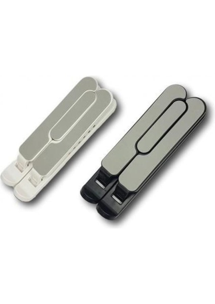 Tablet Telefon Standı Masa Üstü Katlanabilir Hafif Kompakt Beyaz Plastik modelleri