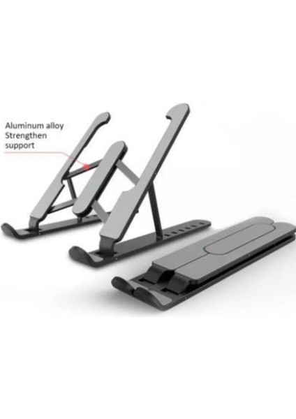 Tablet Telefon Standı Masa Üstü Katlanabilir Hafif Kompakt Beyaz Plastik