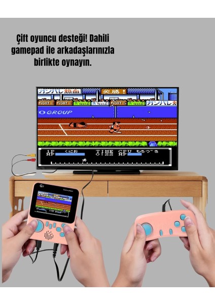 666 Oyunlu Retro Game Console – Tv ve Çift Gamepad Desteği fırsatları