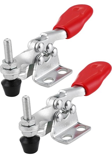 2 Hıı Çıkartmalı Mandal Kelepçesi Kauçuk Basınç Ucu ile - (Yurt Dışından)