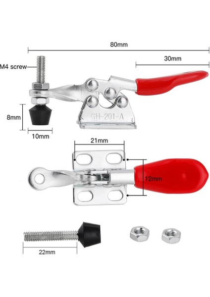 2 Hıı Çıkartmalı Mandal Kelepçesi Kauçuk Basınç Ucu ile - (Yurt Dışından) fırsatları